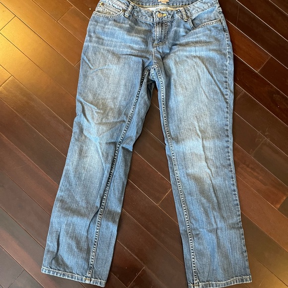 J. Jill Straight Leg Denim Jeans 100% Cotton RN 97641 8 Petite - Picture 1 of 11